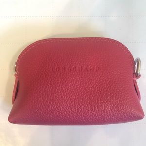 Longchamp pink coin purse